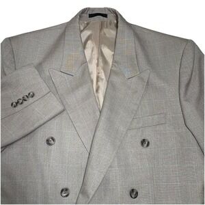 Bernhardt Blazer Double Breasted Peak Wool Men Size EU 54 UK/US 44 Old Money Vtg